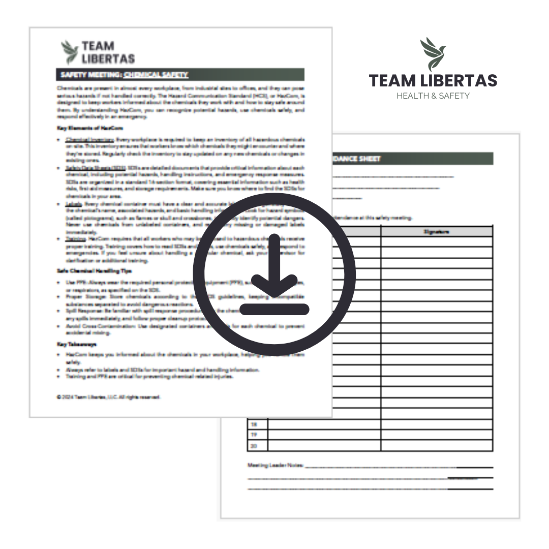 Safety Meeting Topic (Toolbox Talk) - Confined Spaces