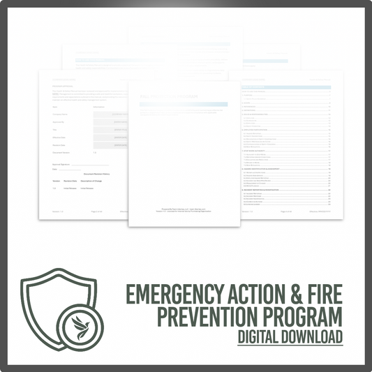 Emergency Action & Fire Prevention Program