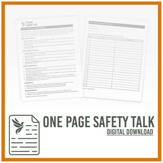 Safety Meeting Topic (Toolbox Talk) - Yard & Lot Safety