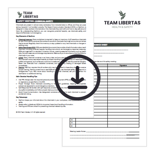Safety Meeting Topic (Toolbox Talk) - Assessing Risk