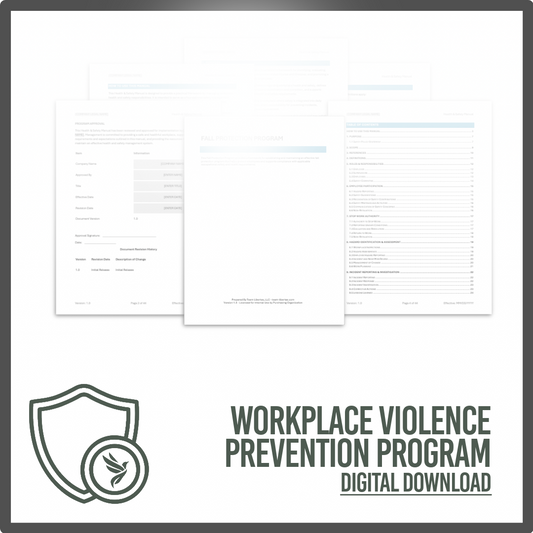 Workplace Violence Prevention Program