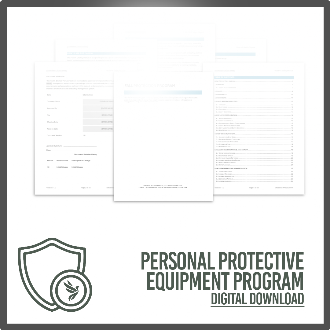 Personal Protective Equipment Program