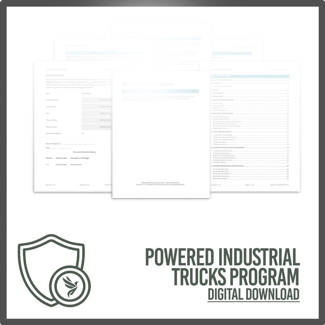 Powered Industrial Trucks Program