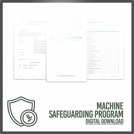 Machine Safeguarding Program