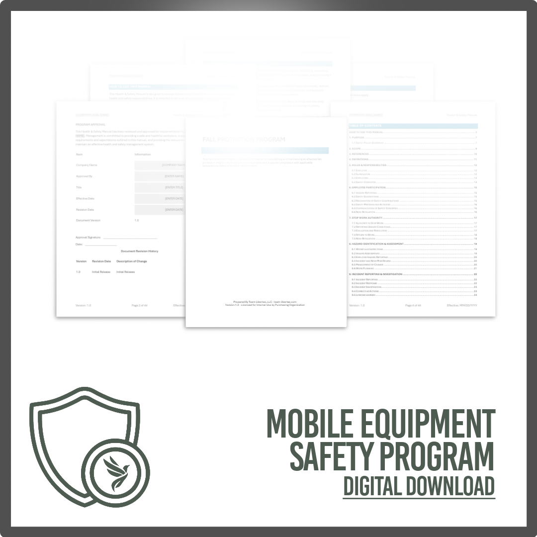 Mobile Equipment Safety Program