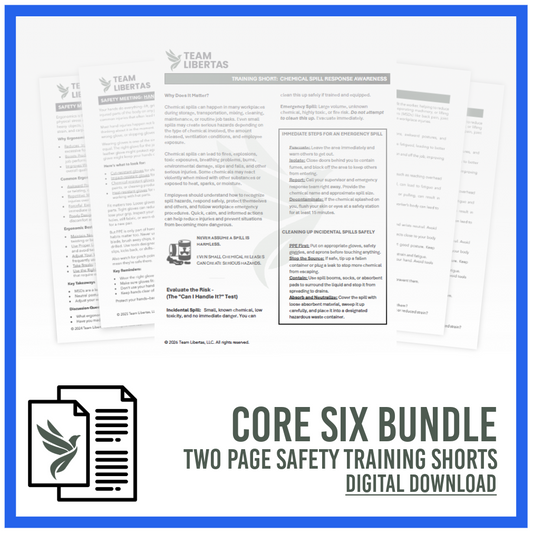 Safety Training Short - Core Six Training Bundle