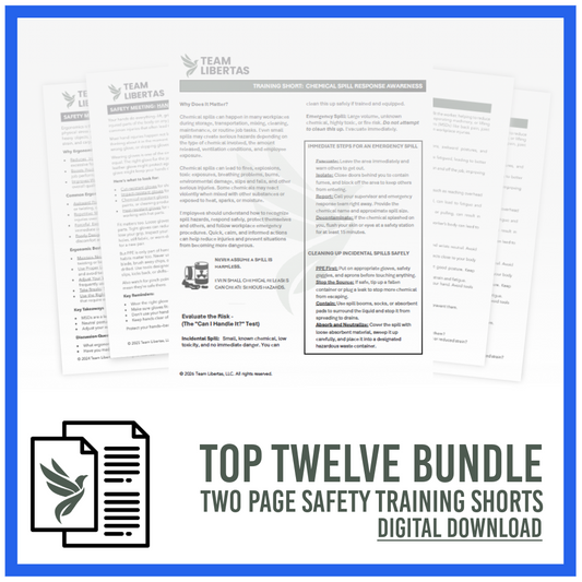 Safety Training Short - Top Twelve Training Bundle